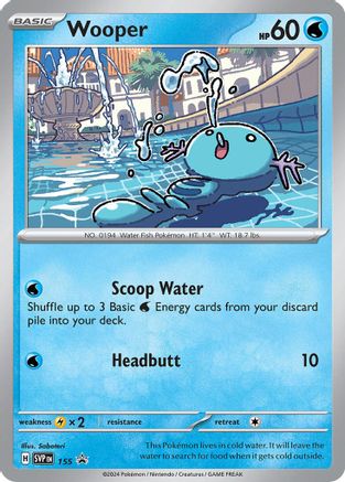Wooper 155  - Holofoil SV Scarlet & Violet Promo Cards - Promo