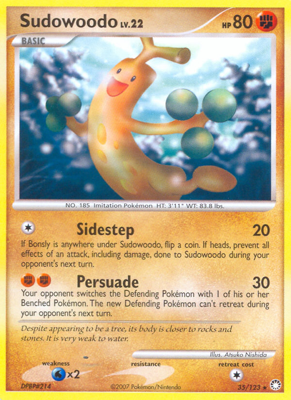 Sudowoodo  Mysterious Treasures - Rare