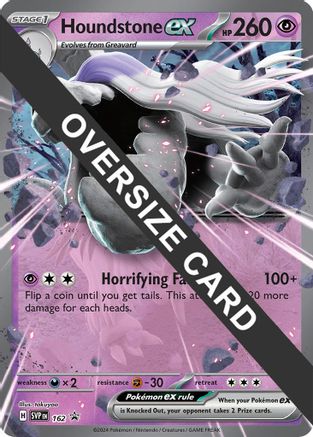 Houndstone ex 162  - Holofoil Jumbo Cards - Promo
