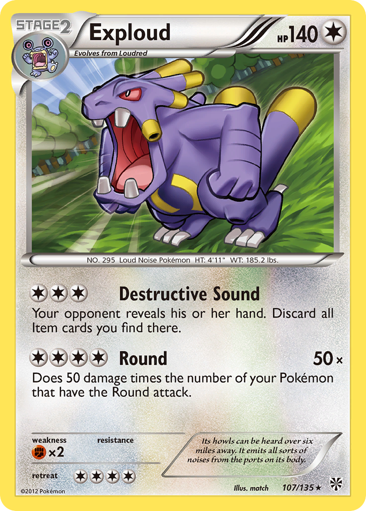 Exploud  Plasma Storm - Rare