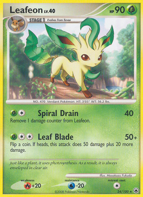 Leafeon (24)  Majestic Dawn - Rare