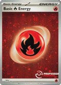 Fire Energy (2023) 002  - Holofoil Professor Program Promos - Promo