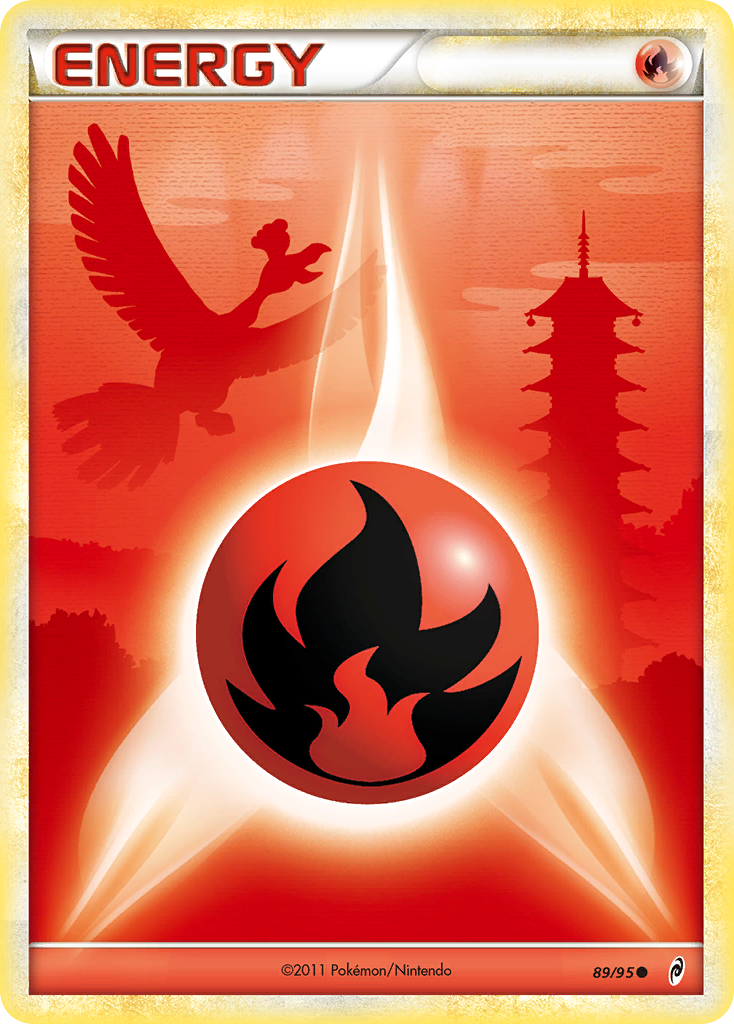 Fire Energy  - Holofoil Call of Legends - Common