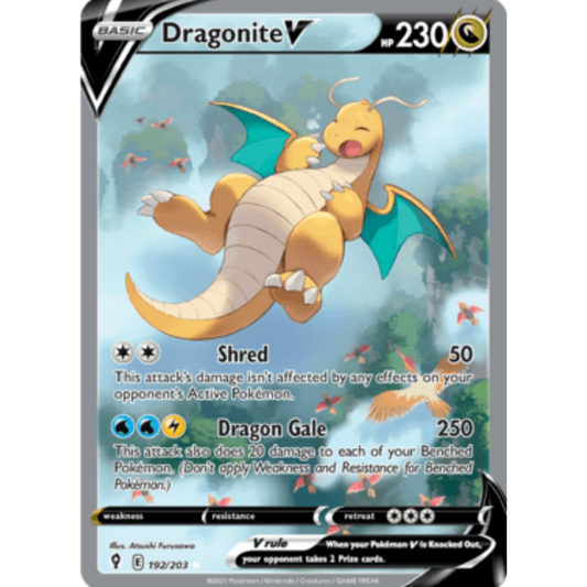 Dragonite V (192/203) [Sword & Shield: Evolving Skies]