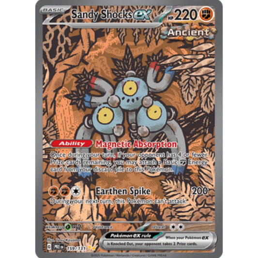 Sandy Shocks ex 159/131  - Holofoil SV Prismatic Evolutions - Special Illustration Rare