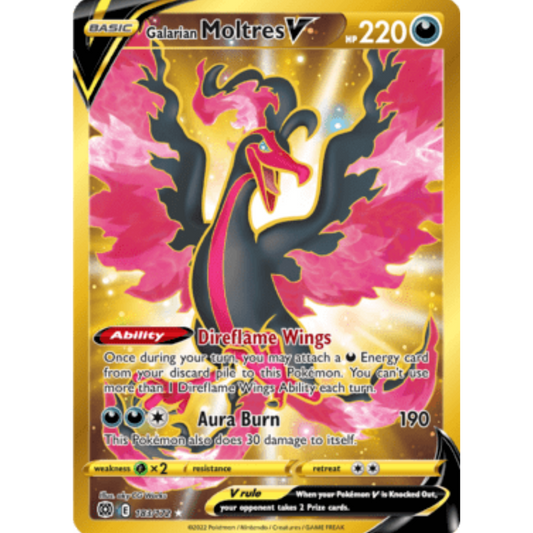 Galarian Moltres V (183/172) [Sword & Shield: Brilliant Stars]