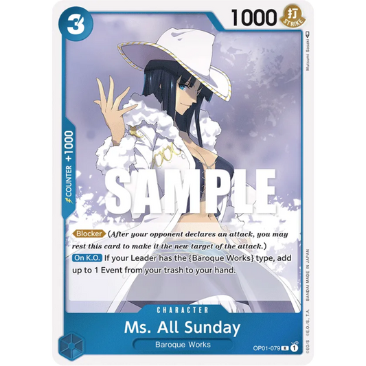 Ms. All Sunday (OP01-079) - Romance Dawn Foil