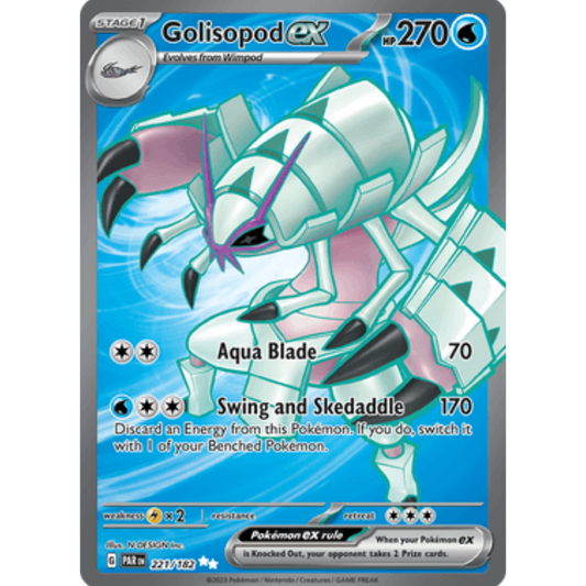 Golisopod ex 221/182  - Holofoil SV04 Paradox Rift - Ultra Rare