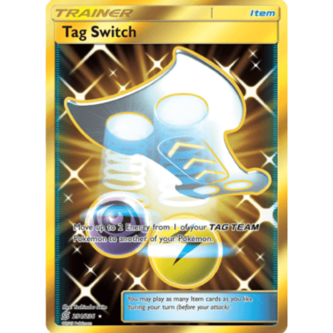 Tag Switch (Secret) 254  - Holofoil SM  Unified Minds - Secret Rare