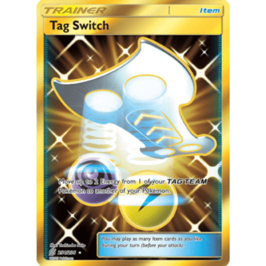 Tag Switch (Secret) 254  - Holofoil SM  Unified Minds - Secret Rare