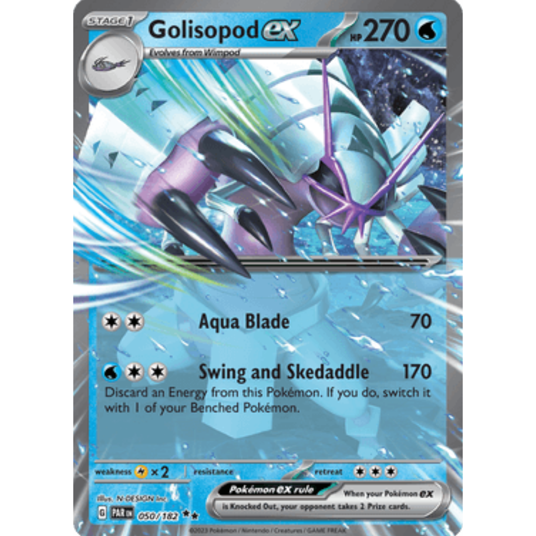 Golisopod ex 050/182  - Holofoil SV04 Paradox Rift - Double Rare