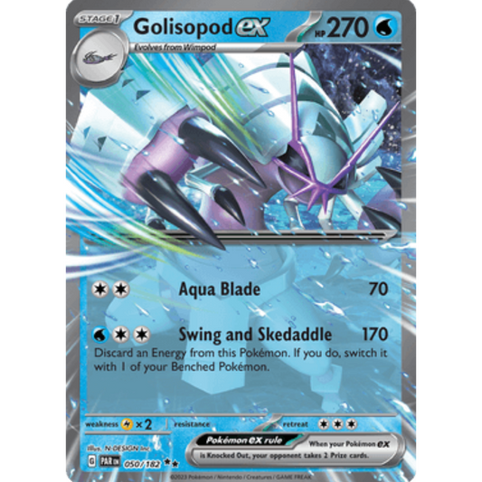 Golisopod ex 050/182  - Holofoil SV04 Paradox Rift - Double Rare