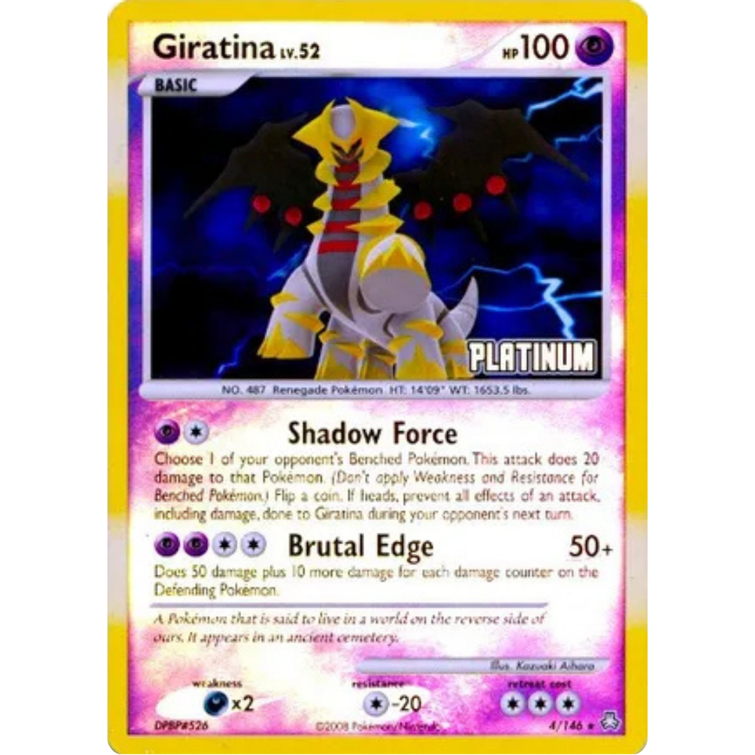 Giratina 004/146  - Reverse Holofoil Burger King Promos - Promo
