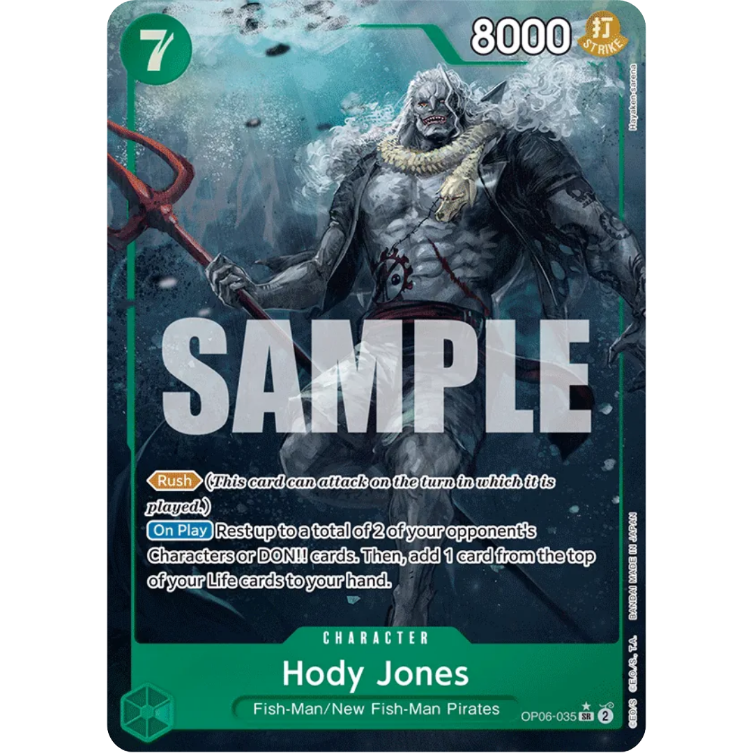 Hody Jones (035) (Alternate Art) (OP06-035) - Wings of the Captain Foil
