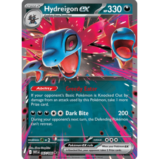 Hydreigon ex 067/086  - Holofoil SV White Flare - Double Rare