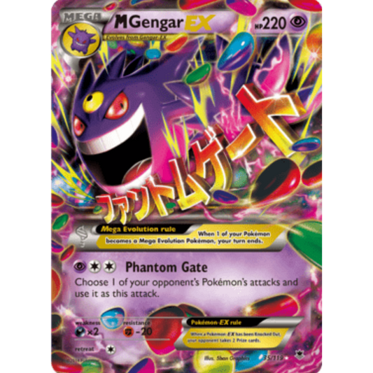 M Gengar EX 035/119  - Holofoil XY  Phantom Forces - Ultra Rare