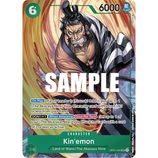 Kin'emon (Parallel) (OP01-040) - Romance Dawn Foil