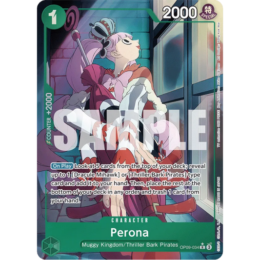 Perona (Parallel) (OP09-034) - Emperors in the New World Foil