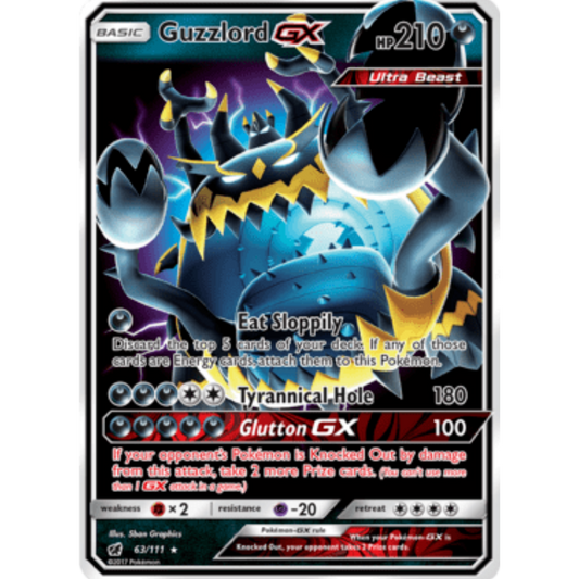 Guzzlord GX (63/111) [Sun & Moon: Crimson Invasion]