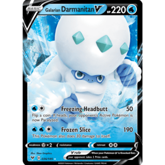 Galarian Darmanitan V (036/185) [Sword & Shield: Vivid Voltage]