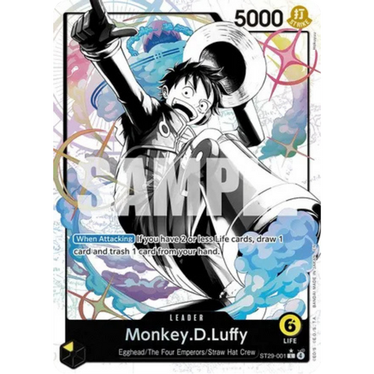 Monkey.D.Luffy (001) (Parallel) (ST29-001) - Starter Deck 29: Egghead Foil