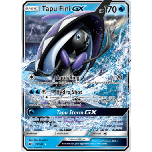 Tapu Fini GX (39/147) [Sun & Moon: Burning Shadows]