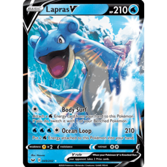Lapras V (049/202) [Sword & Shield: Base Set]