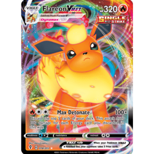 Flareon VMAX (018/203) [Sword & Shield: Evolving Skies]