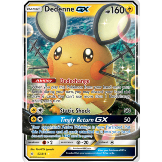 Dedenne GX (57/214) [Sun & Moon: Unbroken Bonds]