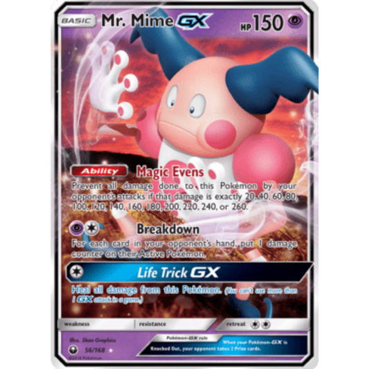 Mr. Mime GX (56/168) [Sun & Moon: Celestial Storm]