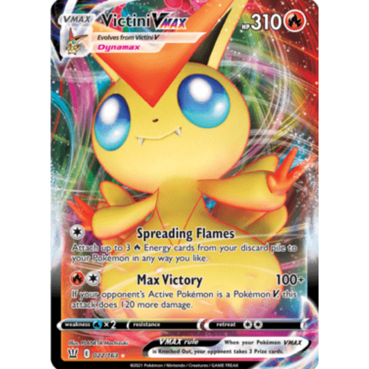 Victini VMAX (022/163) [Sword & Shield: Battle Styles]