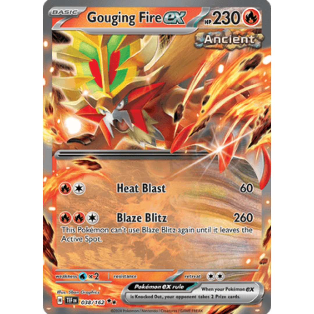Gouging Fire ex (038/162) [Scarlet & Violet: Temporal Forces]
