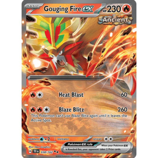 Gouging Fire ex (038/162) [Scarlet & Violet: Temporal Forces]