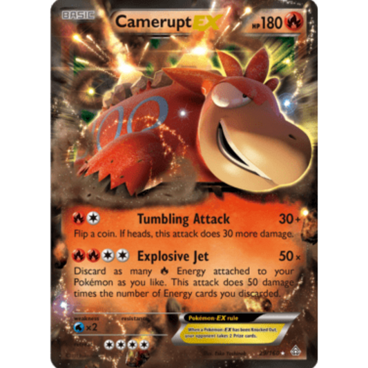 Camerupt EX 029/160  - Holofoil XY  Primal Clash - Ultra Rare