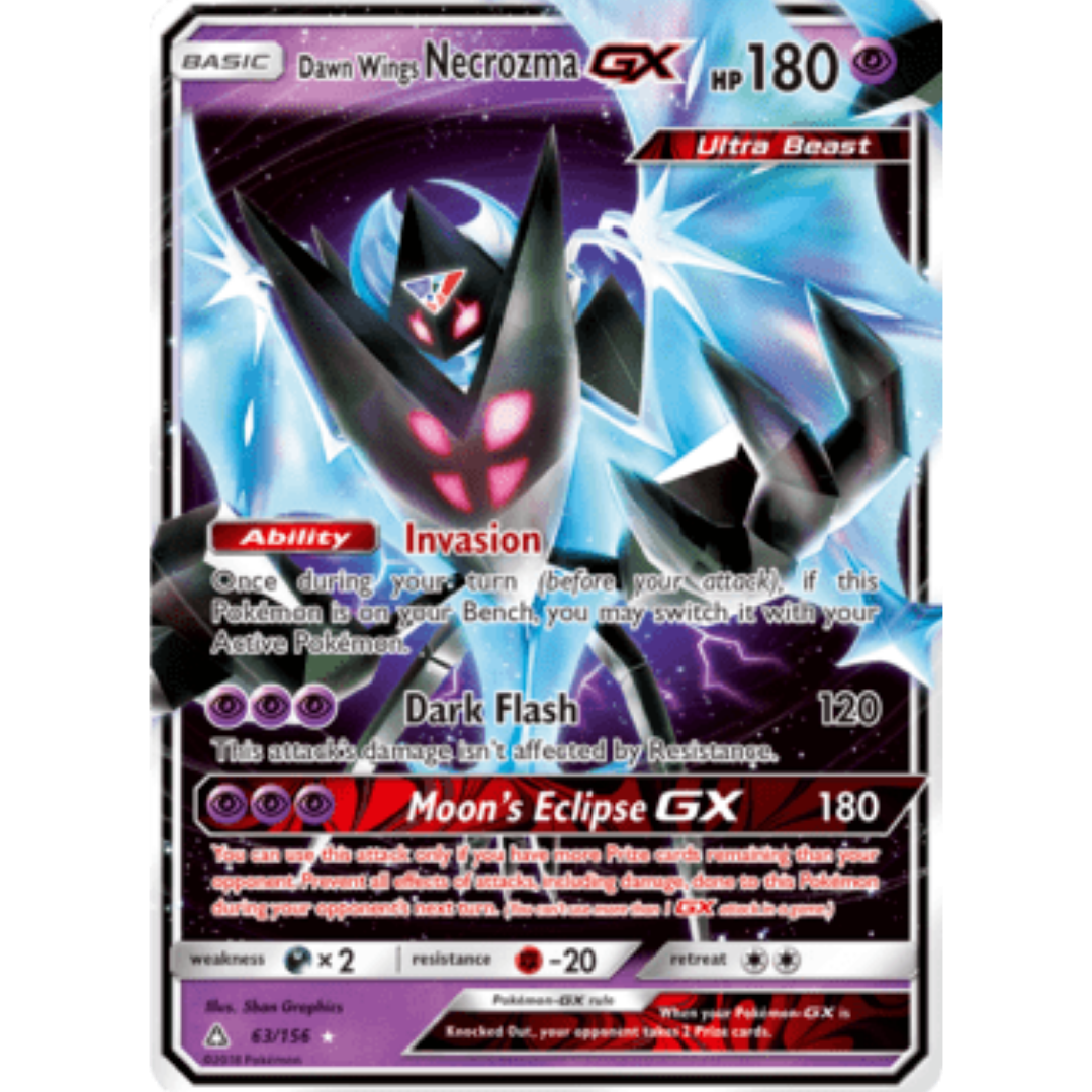 Dawn Wings Necrozma GX 063  - Holofoil SM  Ultra Prism - Ultra Rare