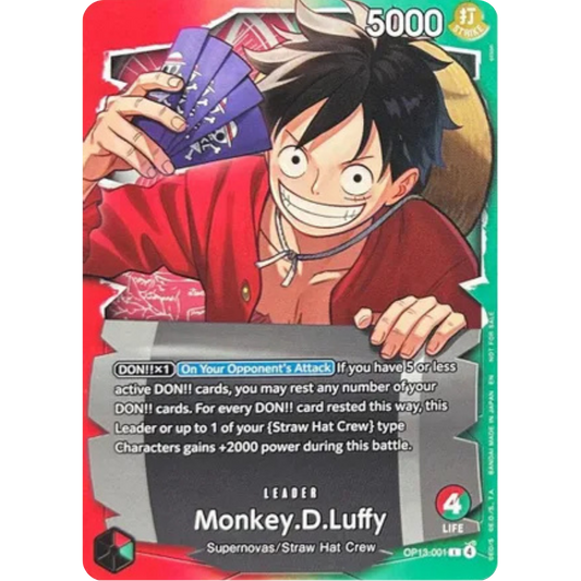 Monkey.D.Luffy - OP13-001 (Ichiban Kuji Exclusive) (OP13-001) - One Piece Promotion Cards