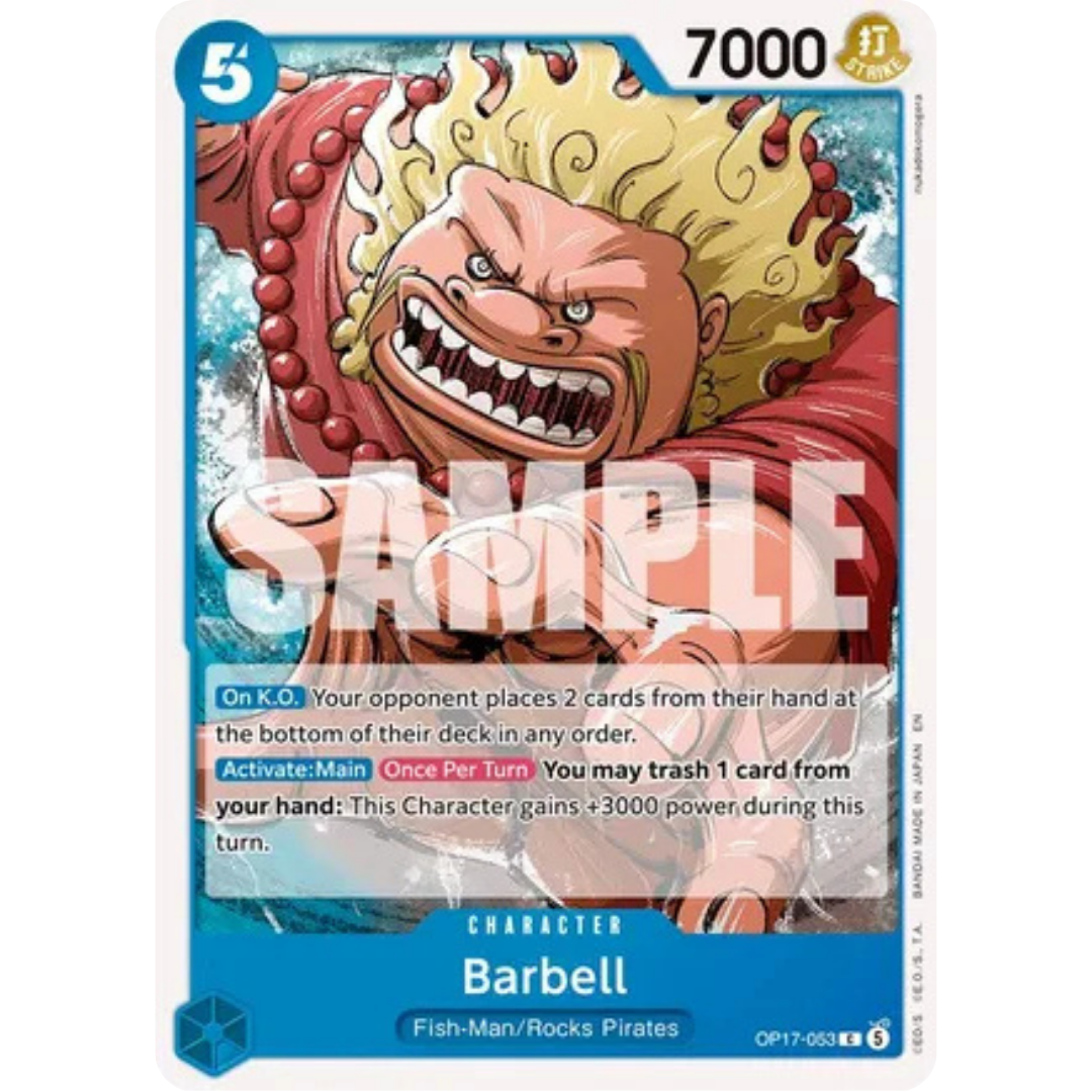 Barbell (OP17-053) - The World's Strongest Warriors