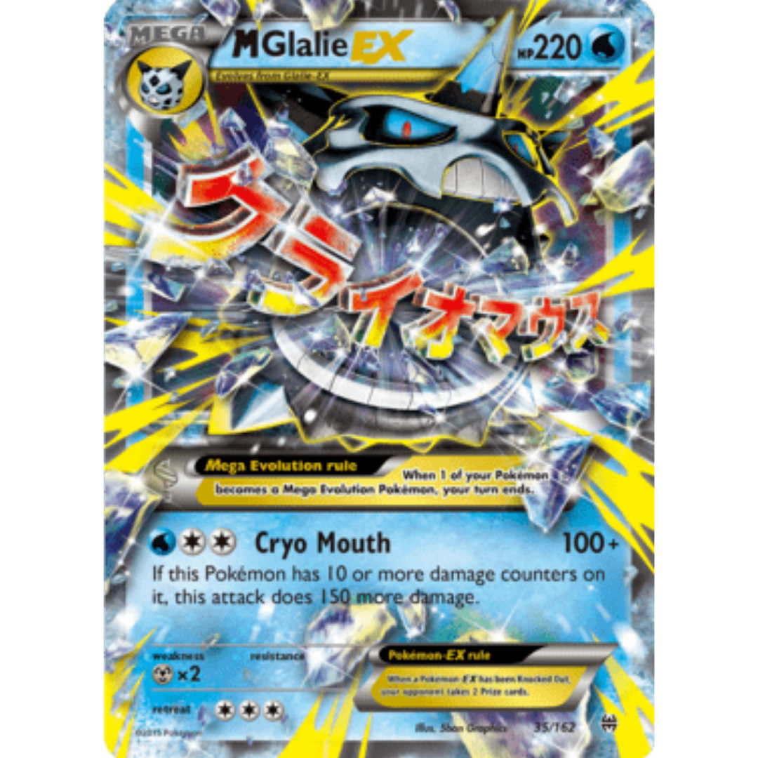 M Glalie EX 035/162  - Holofoil XY  BREAKthrough - Ultra Rare