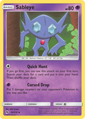 Sableye 096  SM  Lost Thunder - Uncommon