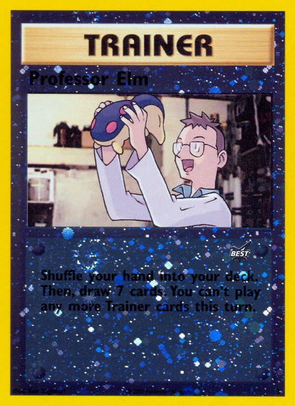 Professor Elm 003/009  - Reverse Holofoil Best of Promos - Promo