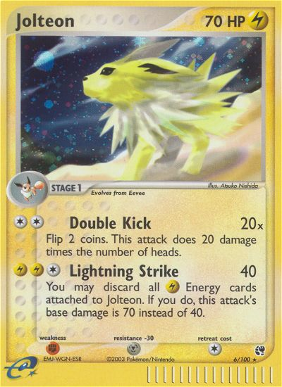 Jolteon  - Holofoil Sandstorm - Holo Rare