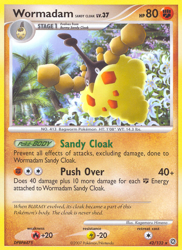 Wormadam Sandy Cloak  Secret Wonders - Rare