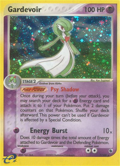 Gardevoir  - Holofoil Ruby and Sapphire - Holo Rare