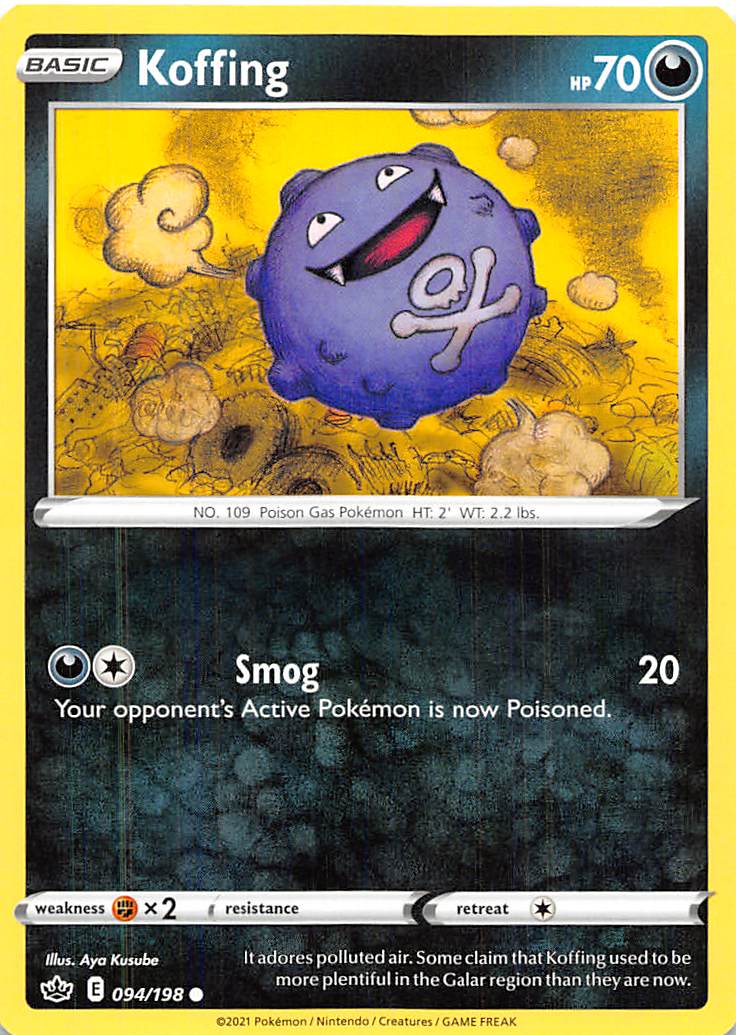 Koffing 094  SWSH06 Chilling Reign - Common