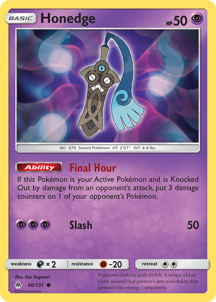 Honedge (46)/131  SM  Forbidden Light - Common