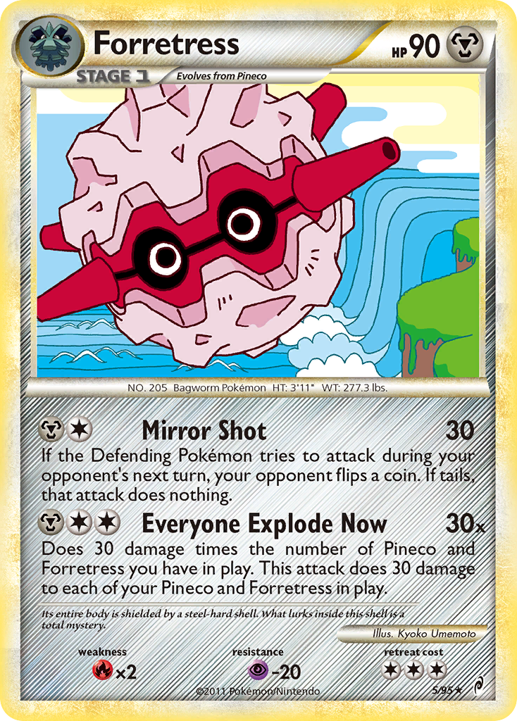 Forretress  - Holofoil Call of Legends - Holo Rare