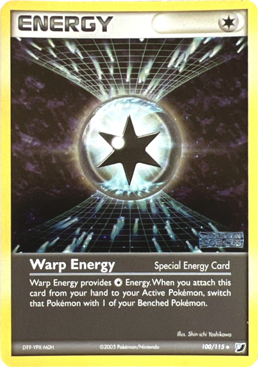 Warp Energy  - Reverse Holofoil Unseen Forces - Uncommon