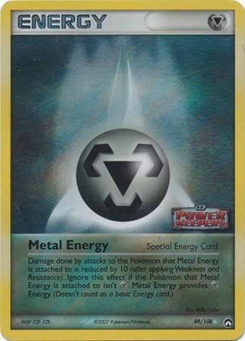 Metal Energy (Special)  - Reverse Holofoil Power Keepers - Rare