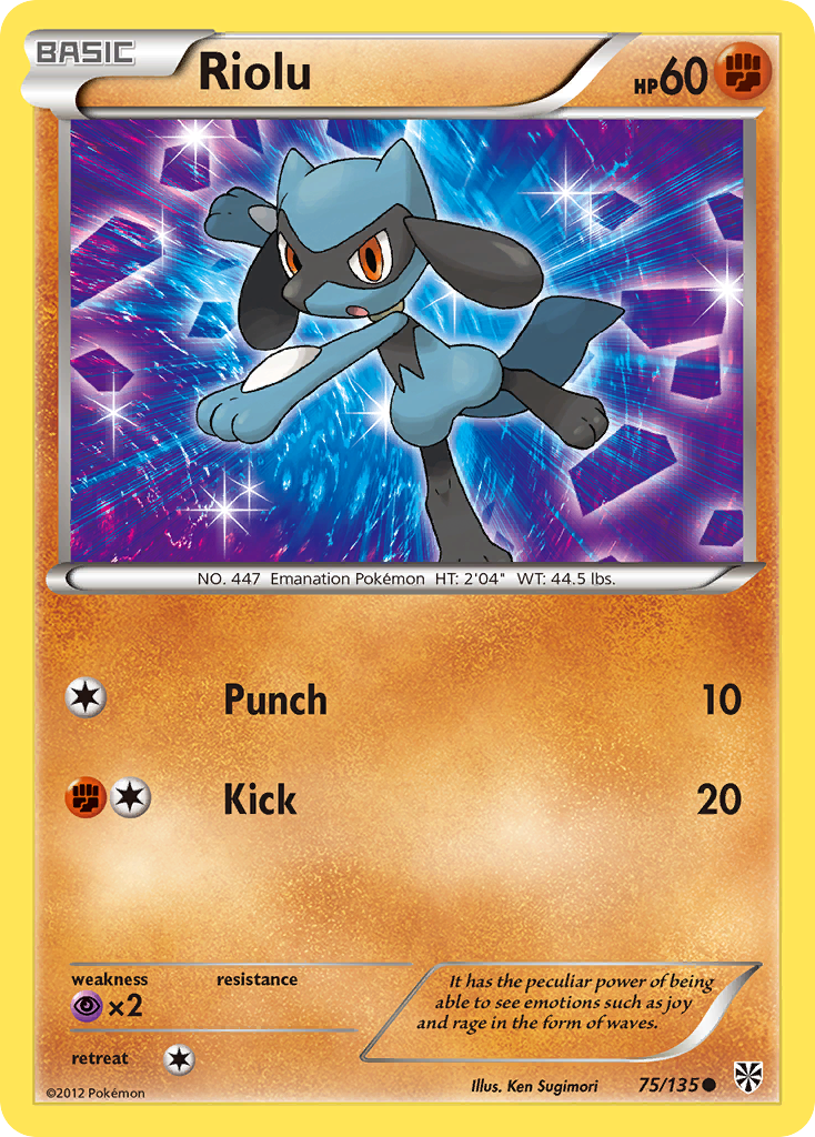 Riolu (75) 075  Plasma Storm - Common