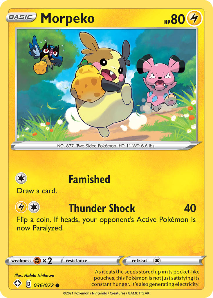 Morpeko (036) 036  Shining Fates - Common